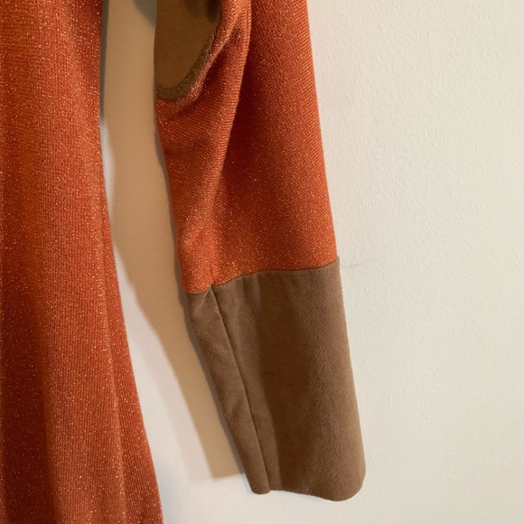 Gold/Orange Top or Dress with brown patches - Picture 3 of 7